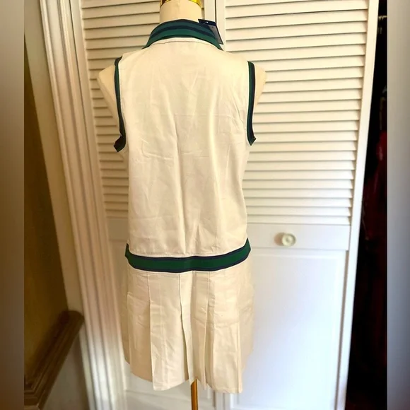 Prince/Target Pickleball/ Tennis Collab - Women's Collared White Pleated Dress M - Picture 5 of 6
